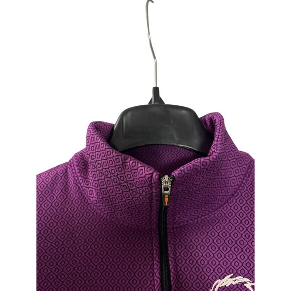 Kerrits Horse Graphic Geometric Pattern Quarter Zip Pullover Riding Jacket Women - Picture 5 of 9